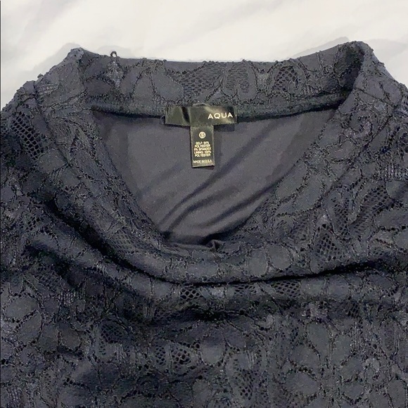 Aqua navy skirt - Picture 2 of 4